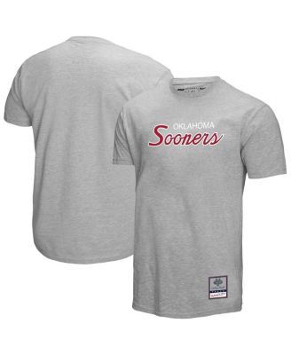 Mitchell & Ness - Men's Gray Oklahoma Sooners Elite Script T-Shirt