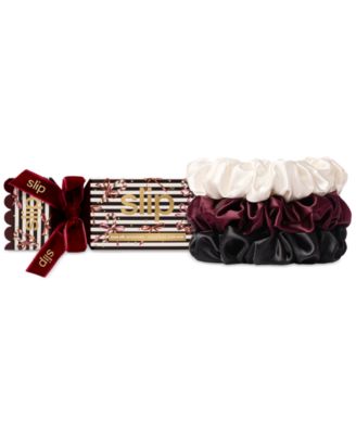 Slip - 3-Pc. Pure Silk Large Scrunchie Cracker - Sugar Plum