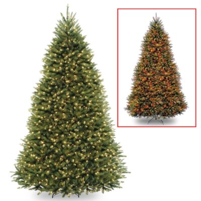 National Tree Company - National Tree 10' Dunhill Fir Tree with 1200 Dual Color LED Lights and PowerConnect ™