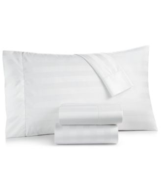 Charter Club - Stripe Cotton 550-Thread Count 4-Pc. Extra-Deep California King Sheet Set