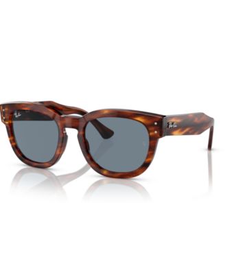Ray-Ban - Wipe clean Acetate Imported Frame Shape: Square Frame Material: Acetate  Gender: Womens, Mens, Unisex Eye/Bridge/Temple Width: 53/21/145  Best for Face Shape: Round Low Bridge Fit: Yes Case or microfiber pouch included