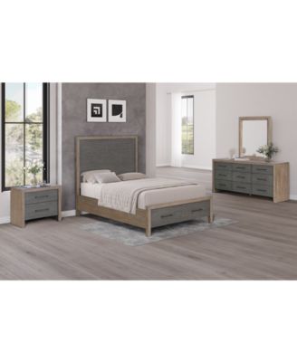 Furniture - Portmore 3pc King Storage Set (Panel Bed, Dresser & 2-Drawer Nightstand), Created for Macy's